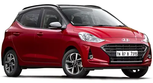 Hyundai i10 Nios MT on rent in Goa.