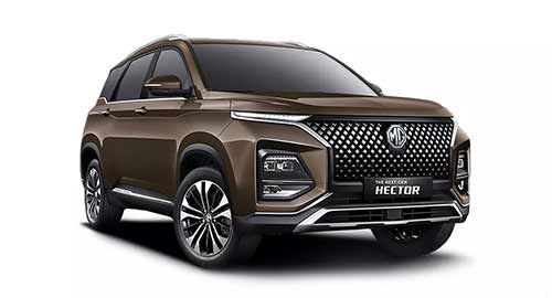 MG Hector (Manual) – 7 Seater on rent in Goa.