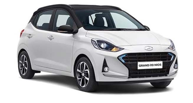 Hyundai i10 Nios CNG (Manual) on rent in Goa.